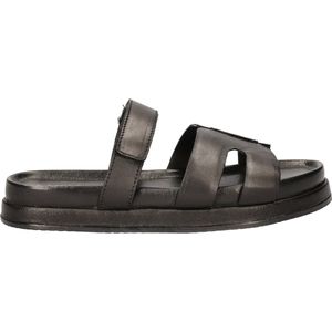 Nelson - Slippers - Dames - Leer - Met Klittenbandsluiting - Gezondheidsslippers