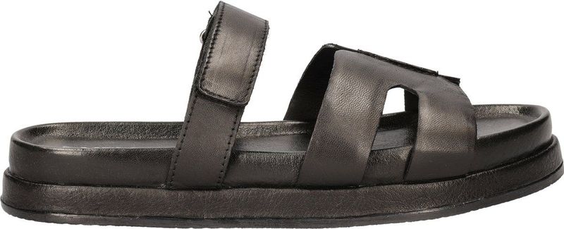 Nelson - Slippers - Dames - Leer - Met Klittenbandsluiting - Gezondheidsslippers