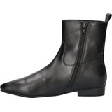 Merk - Model - Enkellaarsjes - Zwart - Leer