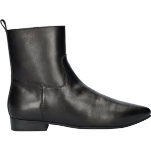 Merk - Model - Enkellaarsjes - Zwart - Leer