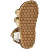 Nelson - Kids Sandalen - Leer - Metallic - Verstelbare Banden - Voorgevormd Voetbed