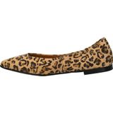Nelson - Ballerina's - Panterprint - Beige - Suède