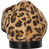Nelson - Ballerina's - Panterprint - Beige - Suède