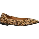 Nelson - Ballerina's - Panterprint - Beige - Suède