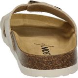 Nelson - Gezondheidsslippers - Lak-look - Dames - Voorgevormd Voetbed - Verstelbare Band