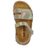 Nelson - Kids Sandalen - Suède - Metallic - Verstelbare Banden