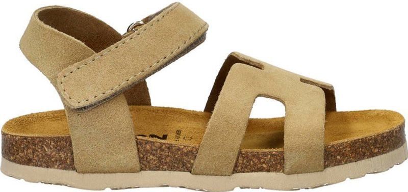 Nelson - Kindersandaal - Suède - Klittenbandsluiting - Gevoerd met Leer