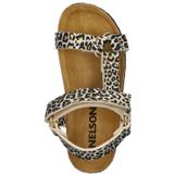 Nelson - Kids Sandalen - Panterprint - Suède - Leer