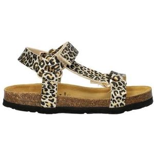 Nelson - Kids Sandalen - Panterprint - Suède - Leer