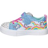 Skechers - Sneakers - Blauw/Roze - Met Lichtjes