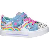 Skechers - Sneakers - Blauw/Roze - Met Lichtjes