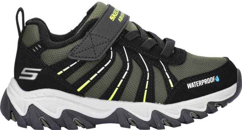 Skechers - Sneaker - Imitatieleer - Waterafstotend - Klittenbandsluiting