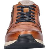 Bugatti - Lage Sneakers - Heren - Zwart - Leer - Uitneembaar Voetbed