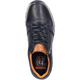 Bugatti - Lage Sneakers - Leren Schoen - Zwart - Uitneembaar Voetbed