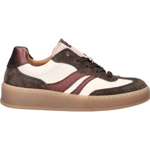 Gabor - Comfort Optifit - Leren Sneakers - Ecru/Bruin