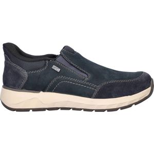 Rieker - Nubuck Instappers - Donkerblauw