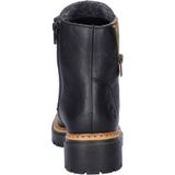 Rieker - Veterboots - Imitatieleer - Panterdetail - Antistress-voetbed