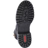 Rieker - Veterboots - Imitatieleer - Panterdetail - Antistress-voetbed