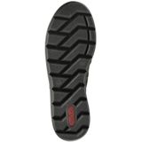 Rieker - Dames Boot - Enkellaarsje - Zwart - Leer - Antistress Voetbed