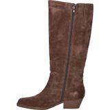 Nelson - Hoge Laarzen - Suède - Dames - Gevoerd met Fleece