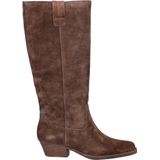 Nelson - Hoge Laarzen - Suède - Dames - Gevoerd met Fleece