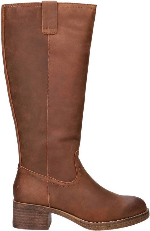 Nelson - Hoge Laarzen - Gewaxt Leer - Dames