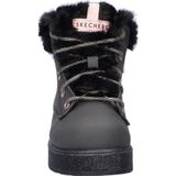 Skechers - Street Glitz - Enkellaarsjes - Imitatieleer - Met Rits- en Vetersluiting