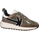 Kaotiko - Detroit Glam - Lage Sneakers - Leer en Suède