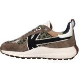 Kaotiko - Detroit Glam - Lage Sneakers - Leer en Suède