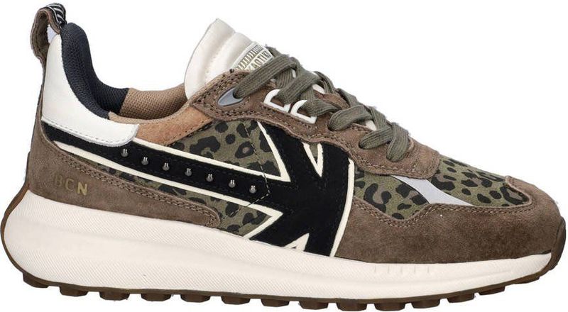 Kaotiko - Detroit Glam - Lage Sneakers - Leer en Suède