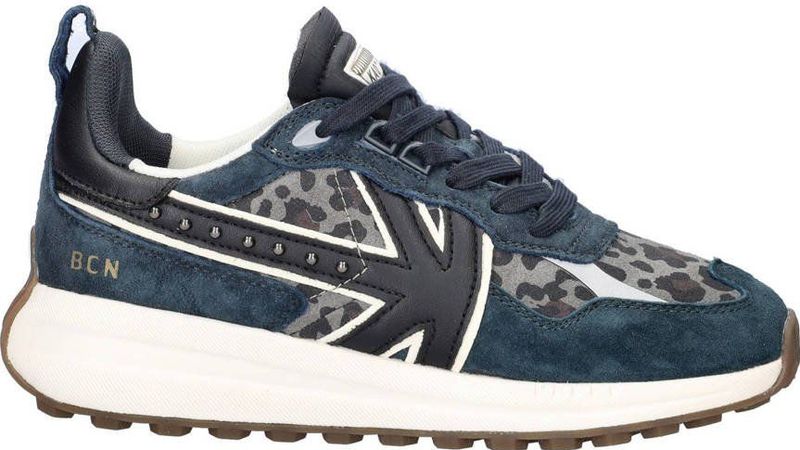 Kaotiko - Detroit Glam - Lage Sneakers - Leer en Suède