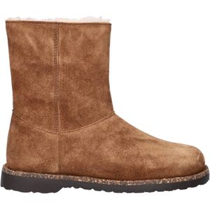 Birkenstock - Uppsala Zip Shearling - Enkellaarsjes - Cognac
