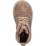 Nelson - Veterboots - Panterprint - Nubuck - Meisjes