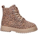 Nelson - Veterboots - Panterprint - Nubuck - Meisjes