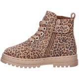 Nelson - Veterboots - Panterprint - Nubuck - Meisjes