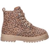 Nelson - Veterboots - Panterprint - Nubuck - Meisjes