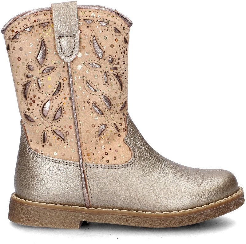 Nelson - Cowboylaarzen - Meisjes - Leer en Suède