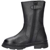 Nelson - Veterboots - Zwart - Leer - Gevoerd met Textiel