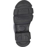 Nelson - Veterboots - Zwart - Leer - Gevoerd met Textiel