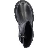 Nelson - Veterboots - Zwart - Leer - Gevoerd met Textiel