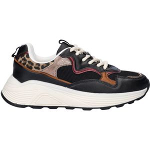 Nelson - Chunky Sneakers - Dames - Imitatieleer en Nylon