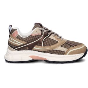 Nelson - Dames Sneaker - Chunky - Imitatieleer en Mesh-Textiel