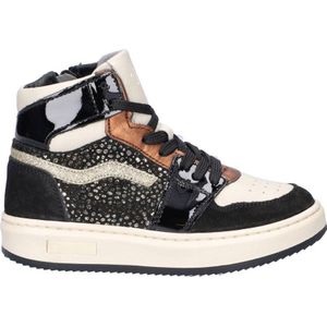 Nelson - Kids - Hoge Sneakers - Leer en Imitatieleer