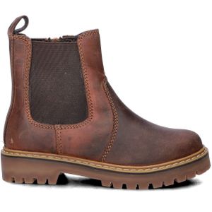 Nelson - Chelsea Boots - Rustiek Gewaxt Leer - Kids