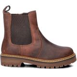 Nelson - Chelsea Boots - Rustiek Gewaxt Leer - Kids