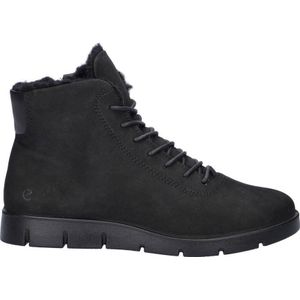 Ecco - Bella - Veterboots - Zwart - Gevoerd - Nubuck
