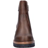 Nelson - Enkellaarsjes - Gewaxt Leer - Zwart - Rubber Loopzool - Blokhak 6 cm