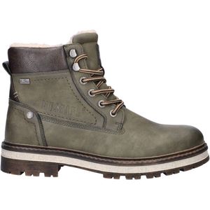 Mustang - Veterboots - Kaki - Gevoerd met Imitatiebont