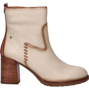 Pikolinos - Palencia - Leren Enkellaarsjes - Ecru