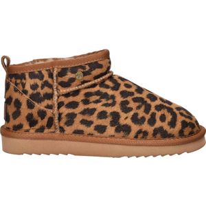 Warmbat Australia - Durack - Suède Enkelboots - Cognac/Zwart